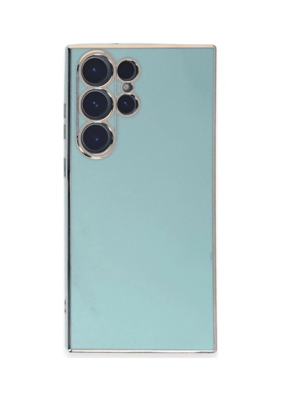 Newface - 741 - Samsung Galaxy S23 Ultra Kılıf Volet Silikon - - Matxzngz - Açık Yeşil