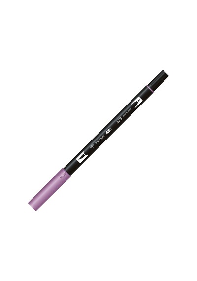 Tombow Dual Brush Pen Fırça Uçlu Orkide Keçeli Kalem T-673