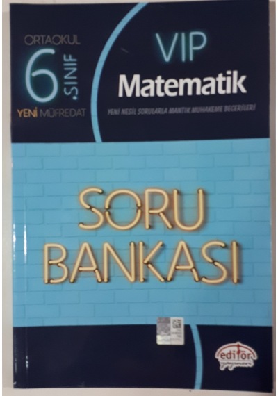 6.Sınıf Matematik Soru Bankası 2019 Yılı Basımı Editör Yayınları