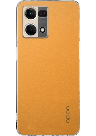 Oppo Reno 7 Kılıf 1mm Süper Silikon Şeffaf Kapak