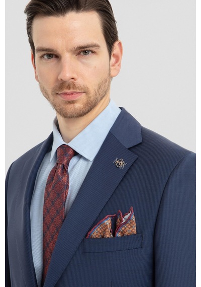 Sabri Özel Erkek Açık Lacivert Dar Kesim Slim Fit Yünlü Çizgili Fleto Kapaklı Cep Çift Yırtmaçlı Tam Astarlı Mono Yaka 4 Drop Takım Elbise Sabri Özel Erkek Açık Lacivert Dar Kesim Slim Fit Yünlü Çizgili Fleto Kapaklı Cep Çift Yırtmaçlı Tam Astarlı Mono Yaka 4 Drop Takım Elbise