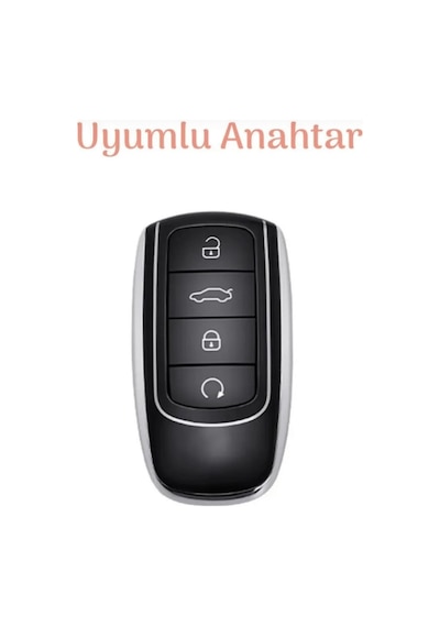 Chery Omoda 5 Şeffaf Anahtar Kılıfı