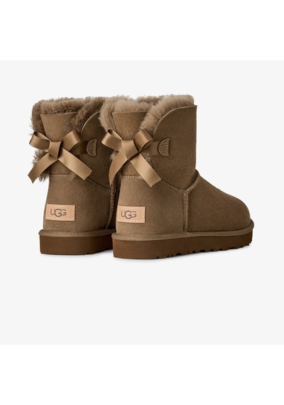 Ugg W Classic Mini Bailey Bow İi Kadın Kahverengi Bot 1016501