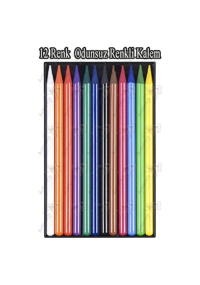 Odunsuz Grafiti Kalemi 12 Renk 1 Paket Odunsuz Kömür Kalemi 12 Li Füzen Kalemi Çizim Kalemi Eskiz Ve Karakalem Kalem