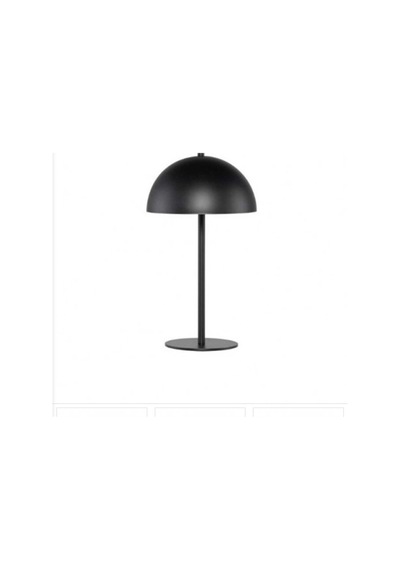 Mylights 30 Cm Baslıklı Gece Lambası Abajur Masa Lambası Yatak Ba Siyah
