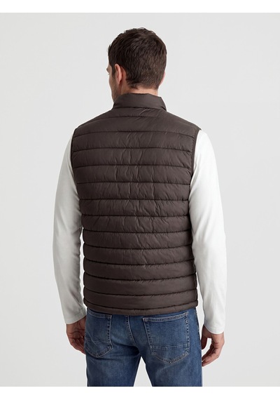 Lcwaıkıkı Classic Kahverengi Regular Fit Dik Yaka Erkek Şişme Yelek