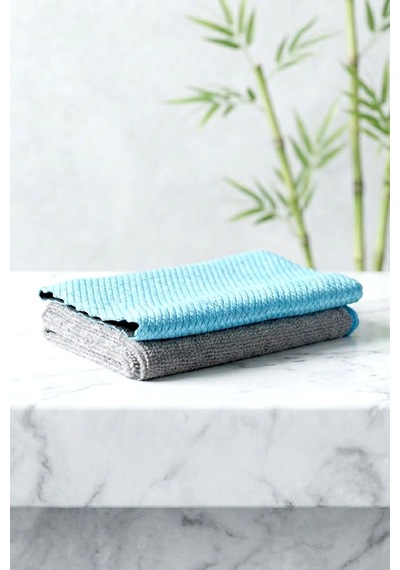 Myclean 2'li İz Bırakmayan Mikrofiber Cam Bezi 30x40cm Mavi