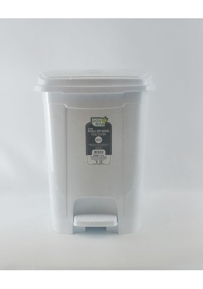 Erkoç Plastik E 253 Pedallı Çöp Kovası 12 Litre