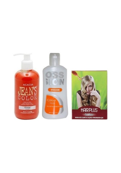 Jeans Color Saç Boyası Turuncu 250 ml  - Boya Temizleyici - Saç Açıcı
