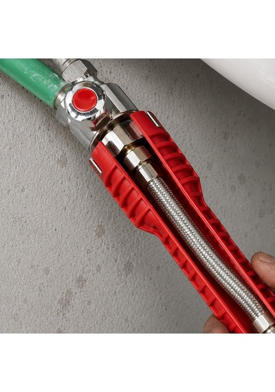 Lexroo Çok Fonksiyonlu Lavabo Batarya Sökme Takma Anahtarı 3 Kademeli 21-23,5-28 Mm Tesisat Anahtarı