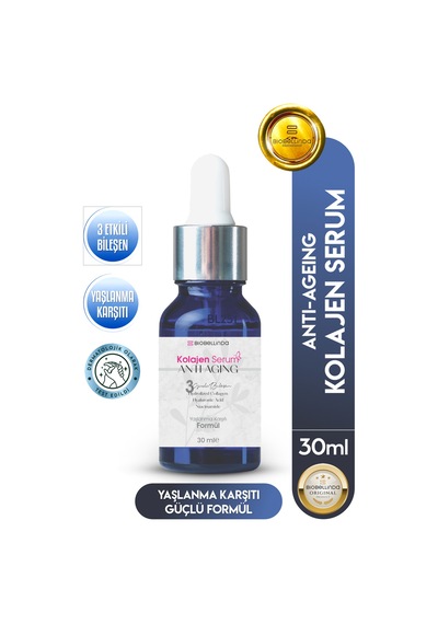 Yaşlanma Karşıtı 3 Etkili Antı Agıng Kolajen Serum 30 Ml