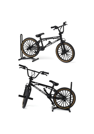 Siyah Yüksek Kaliteli Metal 1:8 Ölçek Oyuncak Bmx Bisiklet Koleksiyonluk Die Cast Model Bisiklet Çok Renkli