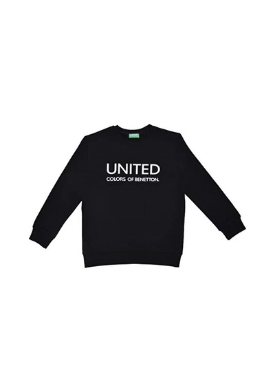 Benetton Çocuk Sweatshirt SIYAH