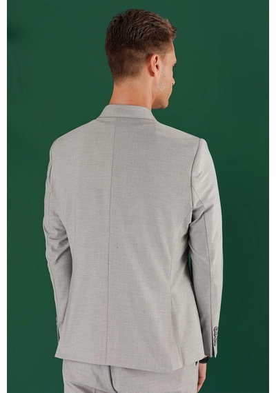 Efor C 642 Slim Fit Gri Spor Ceket Gri