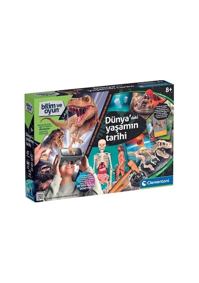 Clementoni 64839 Bilim ve Oyun Dünyadaki Yaşamın Tarihi