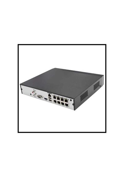 Hılook Nvr-108mh-c/8p, 8kanal Poe, 8mpix, H265+, 1 Hdd Desteği, 1080p Kayıt, 80mbps Bant Genişliği,