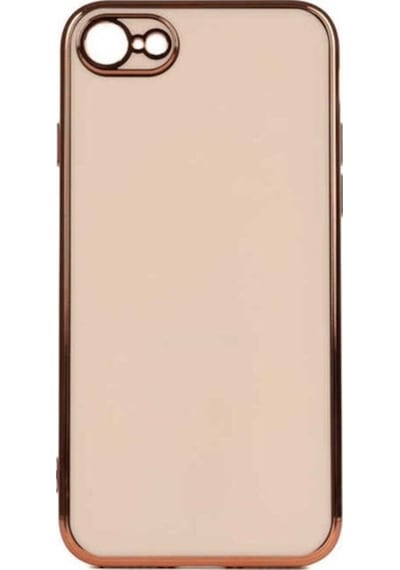 Apple Uyumlu iPhone Se 2020 Kılıf Zore Bark Kapak Rose Gold