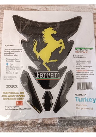 Ferrari Tankpad Siyah