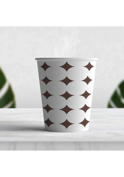 Karton Çay Kahve Bardağı 7 Oz 50'li X 2 100 Adet 50