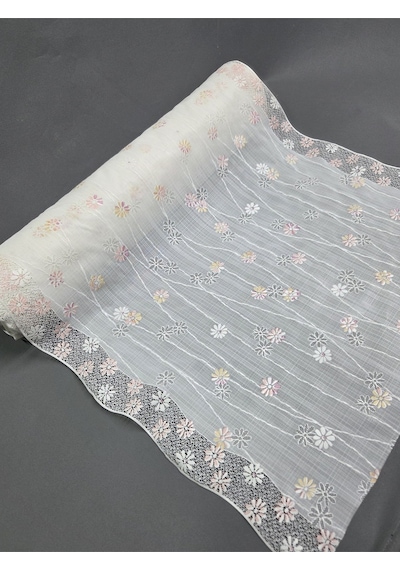 Pvc Küpür Dantel Raf Ve Dolap Örtüsü Runner Kpr1591p Beyaz