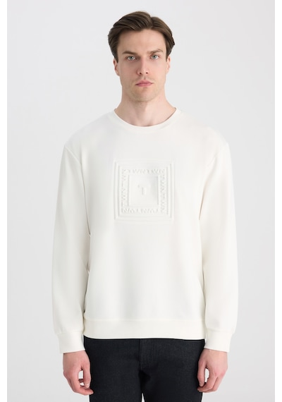 Twn Relaxed Fit Ekru Düz Sweatshirt 5ece26172400m Çok Renkli