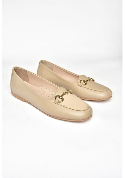 Fox Shoes R667001403 Ten Hakiki Deri Babet Ten Rengi