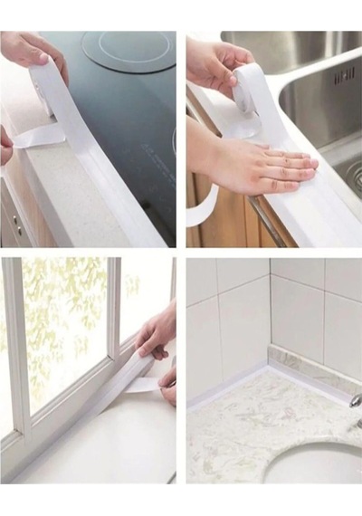 Lavabo Klozet Pimapen Kenarı Ve Küvet Kenar Bandı - 3,2 Mt Su Sızdırmaz Geçirmez Bant