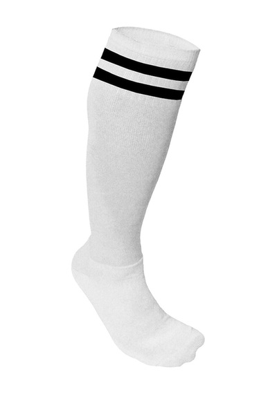 Evox Çocuk 7-14 Yaş Profesyonel Futbol Çorabı Beyaz - Siyah