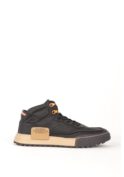Guja Erkek Yüksek Bilek Bağcıklı Sneaker Gj 501 Siyah