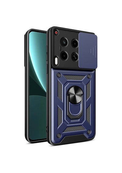 Adige Tecno Camon 30 Kılıf Pars Sürgülü Yüzüklü Standlı