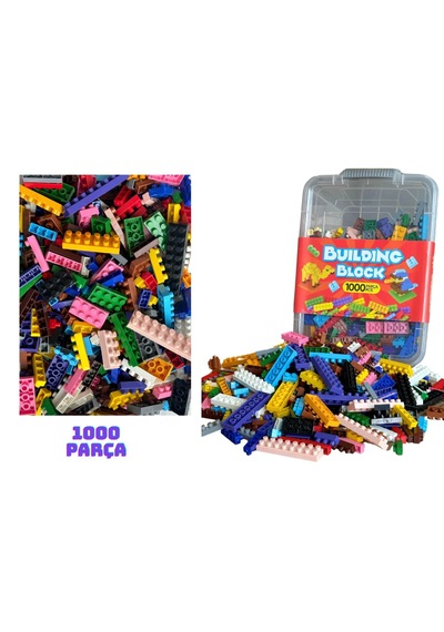 1000 Parça Building Block Mikro Blok - Yaratıcı Ve Eğitici Yapı Seti
