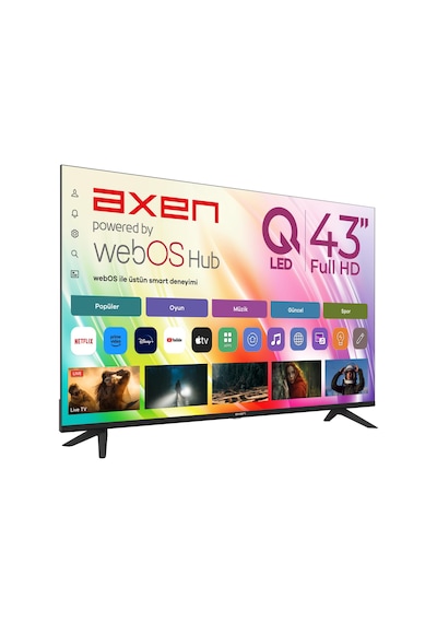 Axen AX43QFMLN-W02S 43" Full HD QLED TV