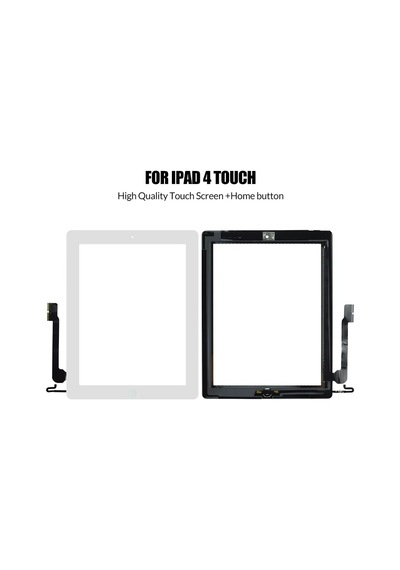 İpad 4 9.7 İnç Dokunmatik Ekran Panel - Beyaz Home Tuşlu A1458 A1