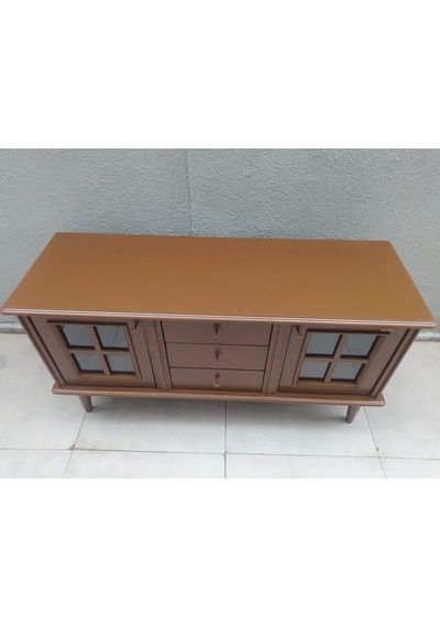 Bengimobilya Tv Sehpası Windovs Model Pencere Ahşap Gürgen Retro Ayak Ceviz Re (486057554)