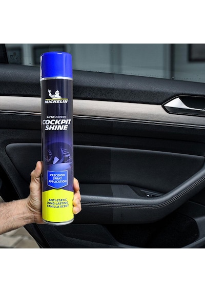 Michelin Mc34341 750ml Torpido Ve Kokpit Parlatma Ve Bakım Spreyi Vanilya Aromalı