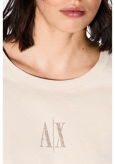 Armani Exchange Bayan T Shirt Xw000830 Af10356 U1092 Krem Krem