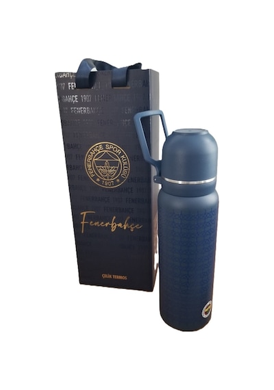 Akıllıelma-tmn 587189 Fenerbahçe Çelik Termos Bardaklı Kapak Lacivert 650 Ml Lacivert