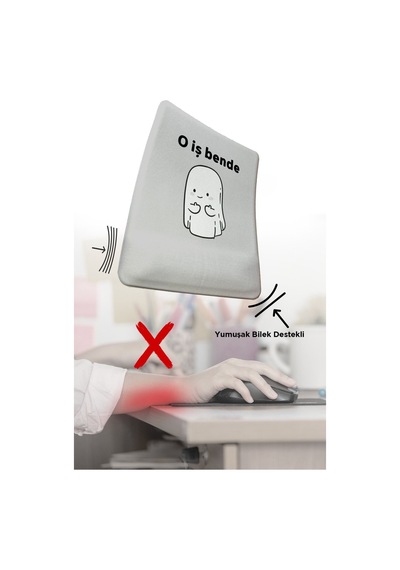Mouse Pad Bilek Destekli 0-iş-bende Mousepad