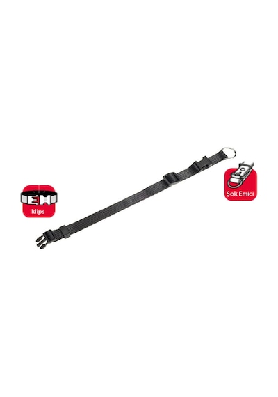 Karlıe Boyun Tasma 40-55cm Siyah