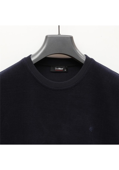 Dio Rise Erkek Triko Uzun Kol İnce Polo Yaka Sweatshirt - Ds-3001 - Lacivert Lacivert