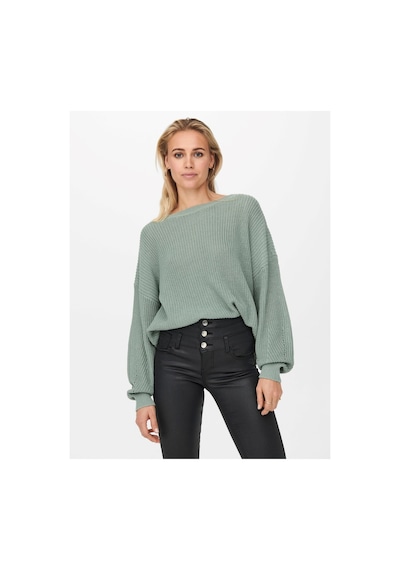 Only Kadın Örgü Kazak Onlhılde Pullover Knt15168889 Yeşil