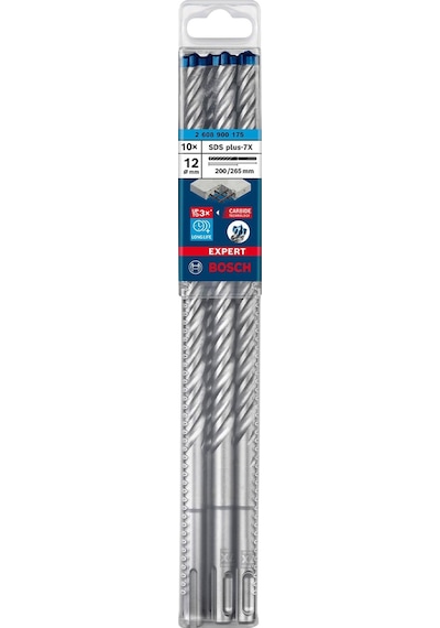 Bosch Expert 12x265 Mm 10 Lu Yeni Sds Plus-7x Matkap Ucu 2608900175