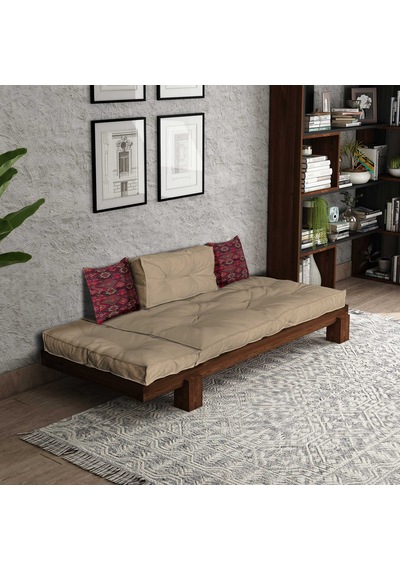 Woodesk Arin Masif Ceviz-camel Renk Sedir Cpt8321-200