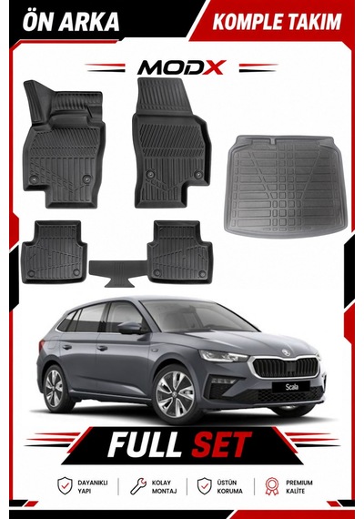 Hyundai İ30 2013-2017 5d Havuzlu Paspas + 3d İnce Stepne Bagaj Havuzu Seti Premıum A+