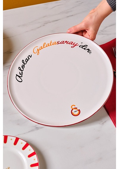 Karaca X Galatasaray Pizza Tabağı 32 Cm Kırmızı
