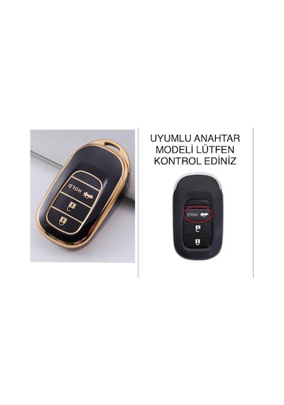YENİ Honda Uyumlu CİVİC ACCORD HR-V CRV SUSTASIZ ANAHTAR KORUMA KILIFI