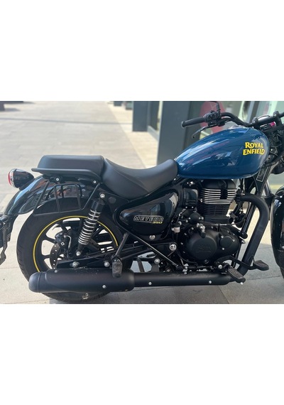Turktasarlar Motor Accessory Royal Meteor 350 - Motosiklet Çanta Sabitleme Aparatı, Siyah Boyalı Metal Boru Büküm Genel