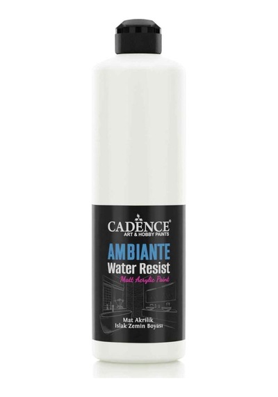 Cadence Ambiante Suya Dayanıklı Akrilik Boya AW-02 PAK BEYAZ 500ML + KATALİZÖR 20GR