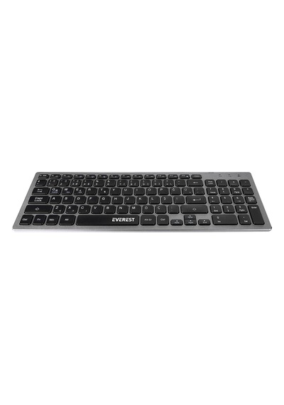 Kb-bt88 Siyah/gri Bluetooth Ultra İnce Q Mac/win/android/ıos Uyumlu Bilgisayar Tablet Televizyon Telefon Uyumlu Uzun Mesafeli Kablosuz Klavye