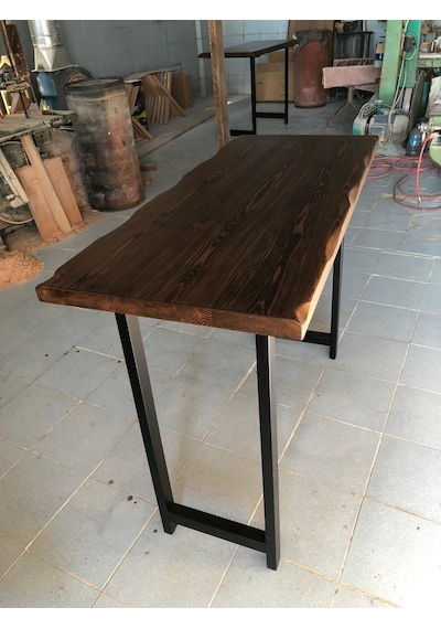 Bintaşmobilya Kütük Bar Masa-150X60.Cm